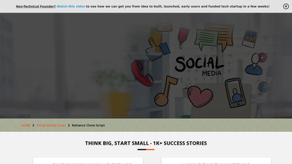 Behance Clone Script image