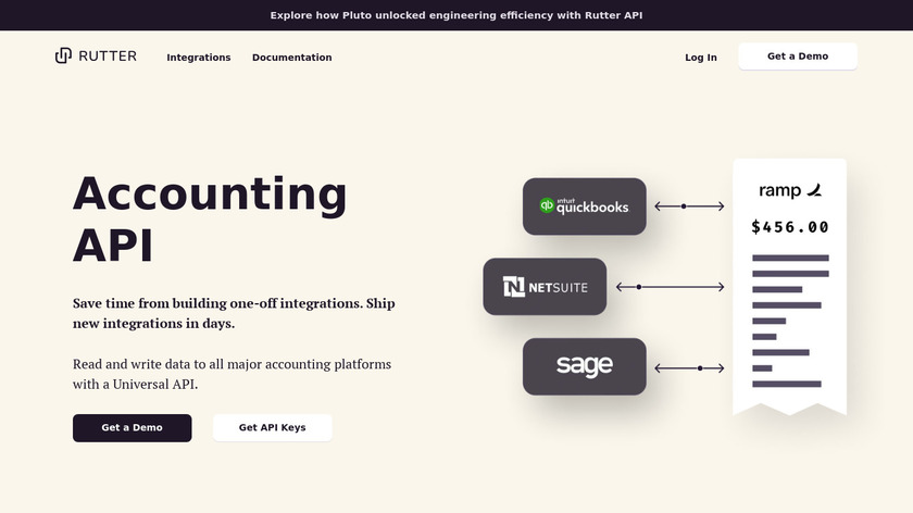 Rutter Accounting APIs Landing Page