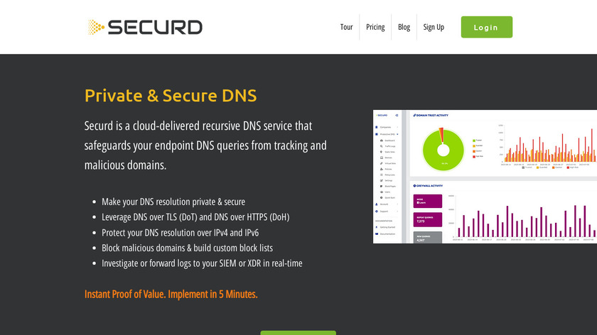Securd Landing Page