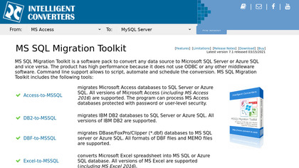 MS SQL Migration Toolkit image