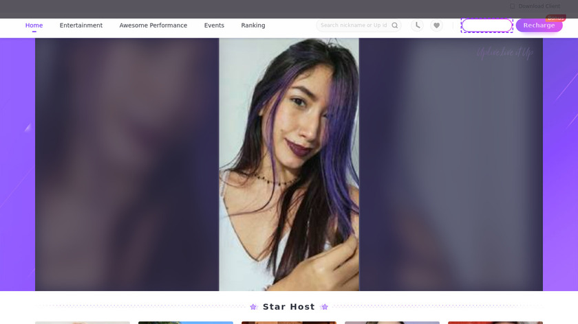 Uplive-live Landing Page