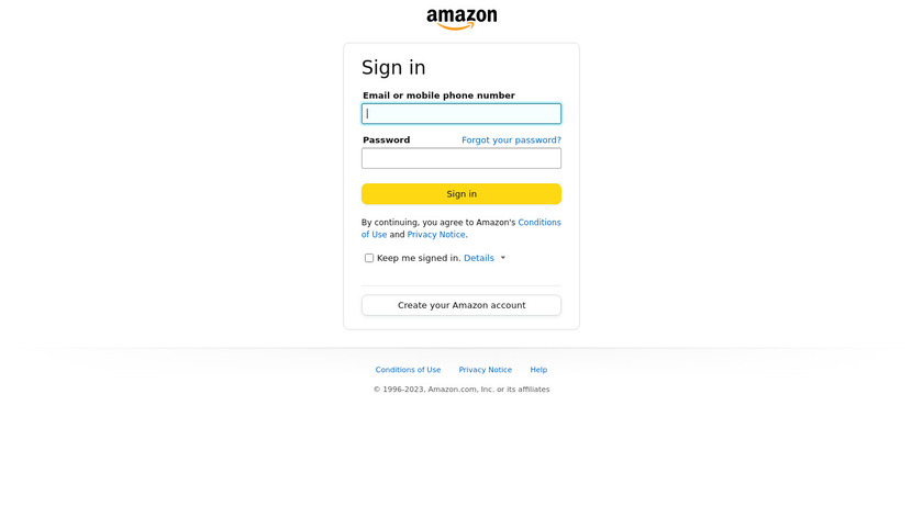 Amazon Influencer Program Landing Page