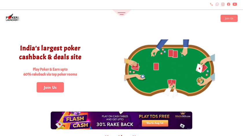 PokerLauncher Landing Page