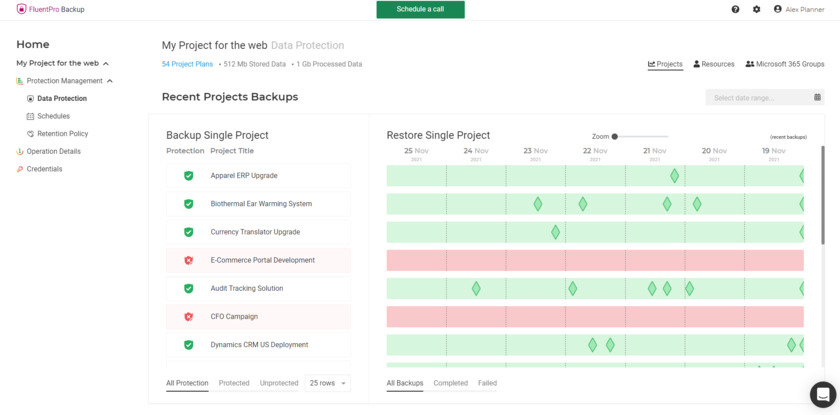 FluentPro Backup Landing Page