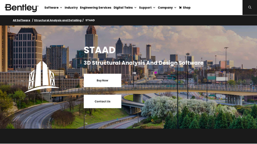 STAAD.Pro Landing Page