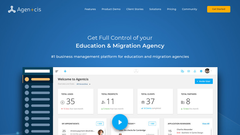 Agentcis Landing Page