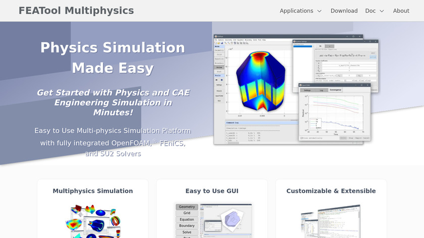 FEATool Multiphysics Landing Page