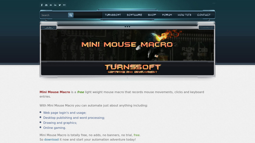 Mini Mouse Macro Landing Page