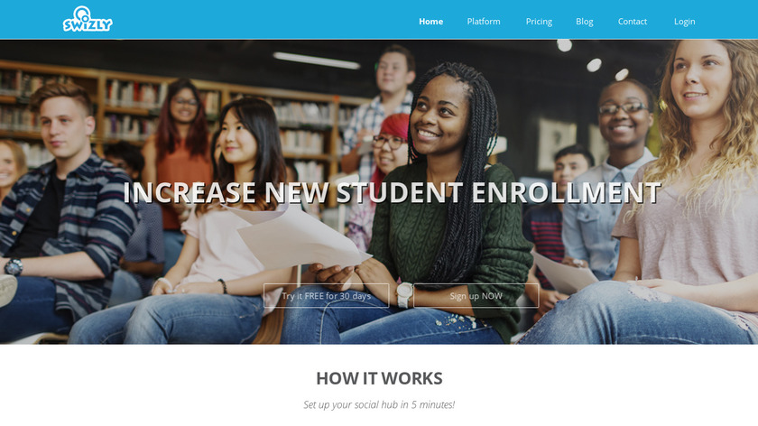 Swizly Landing Page