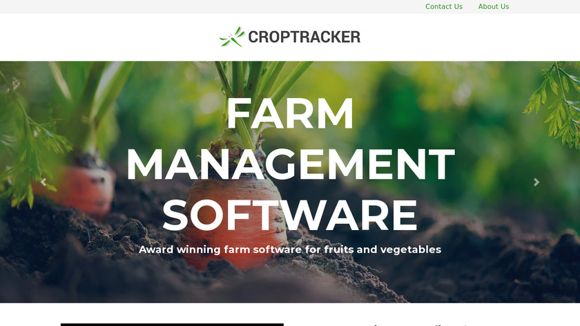 Croptracker Landing Page