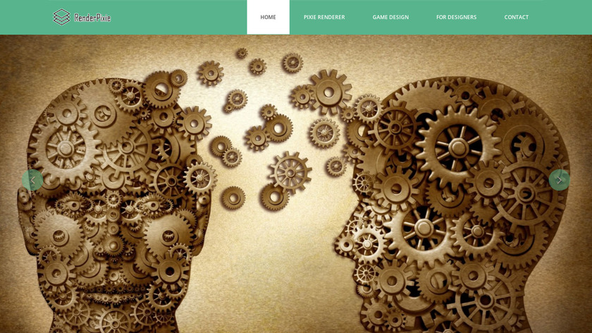Pixie Renderer Landing Page