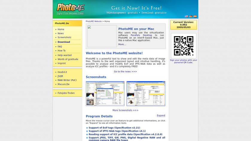 PhotoME Landing Page