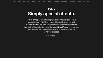 Apple Motion image