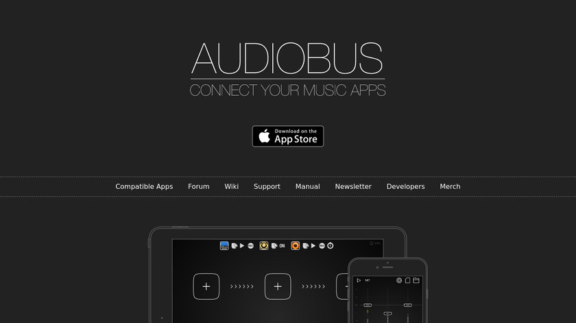 AudioBus Landing Page