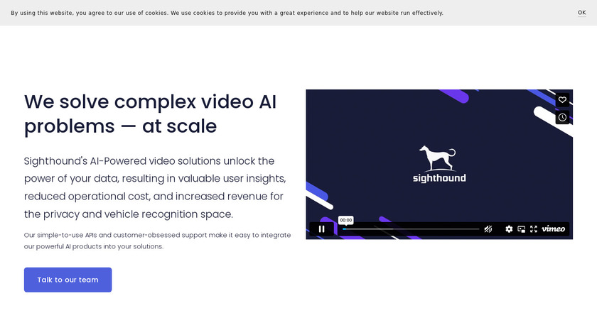 Sighthound Video Landing Page