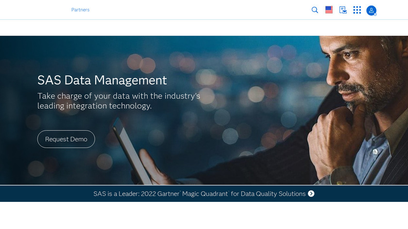 SAS Data Management Landing Page