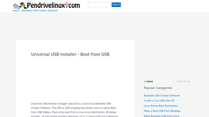 Universal USB Installer image