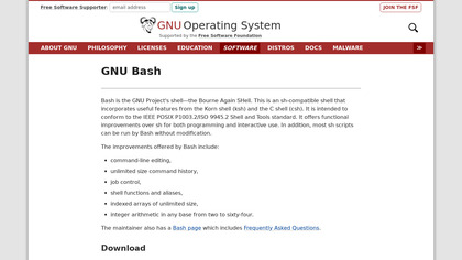 GNU Bourne Again SHell image