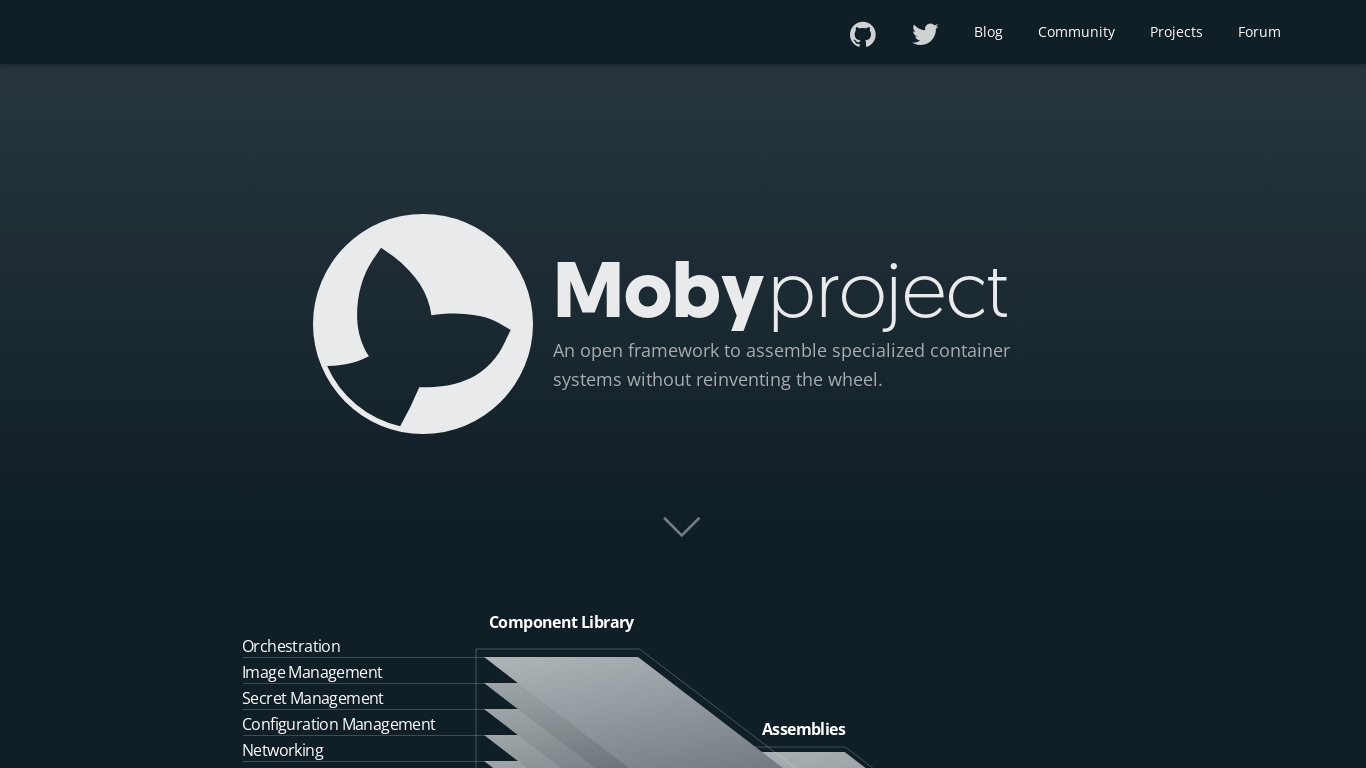 Moby Landing page