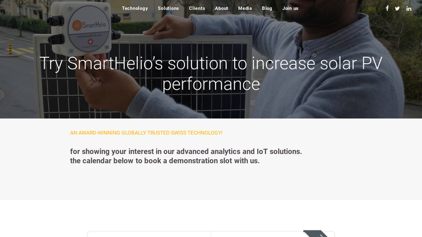 HelioCloud Landing Page