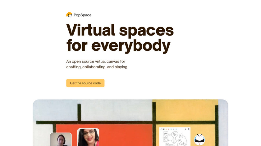PopSpace Landing Page