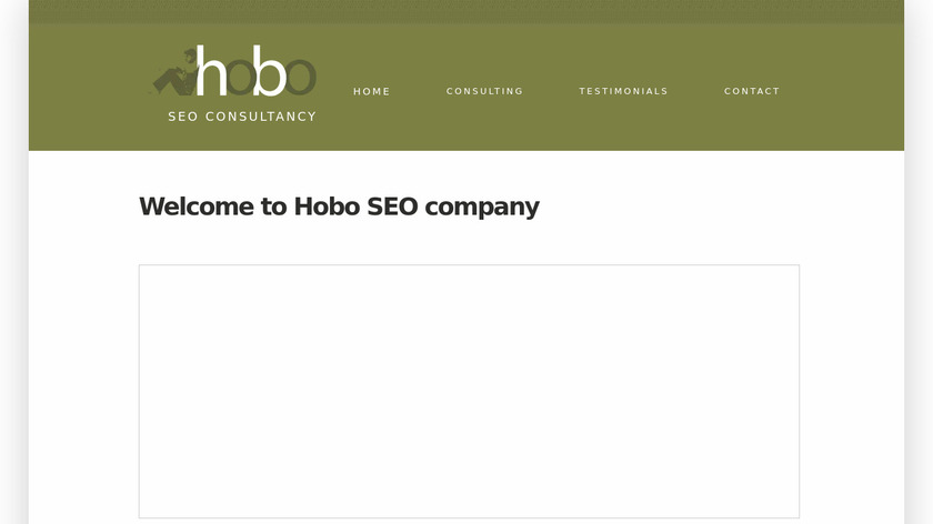 Hobo-web Landing Page