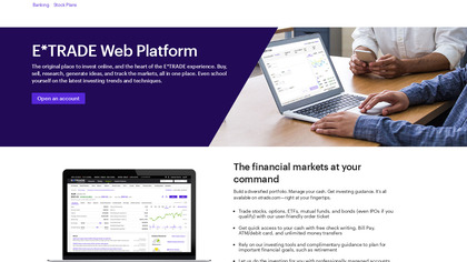 E*Trade Web Platform image