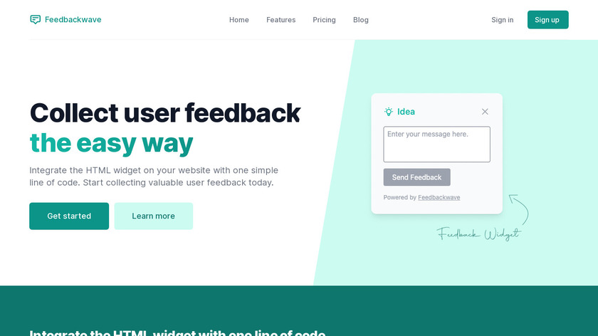 Feedbackwave Landing Page