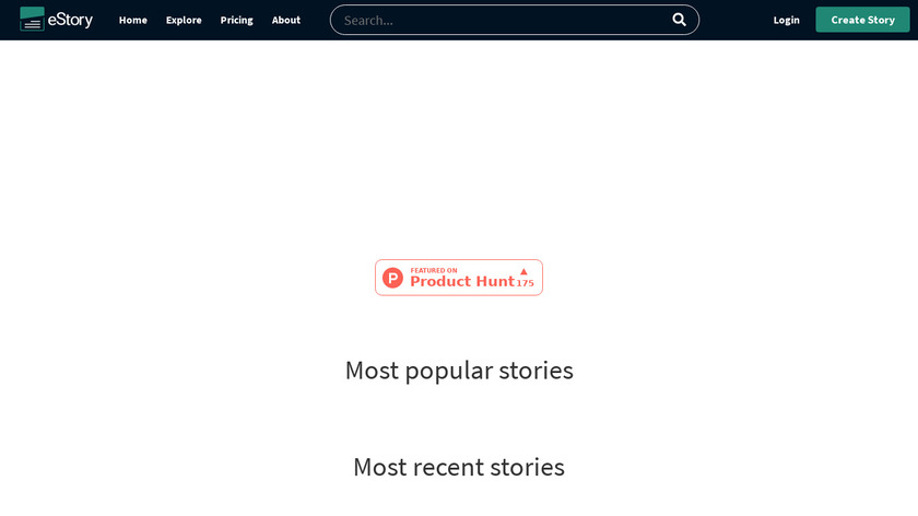 eStory Landing Page