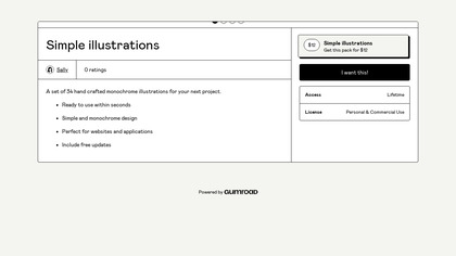 Simple illustrations image