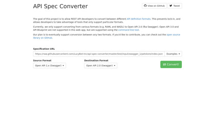 API Spec Converter image