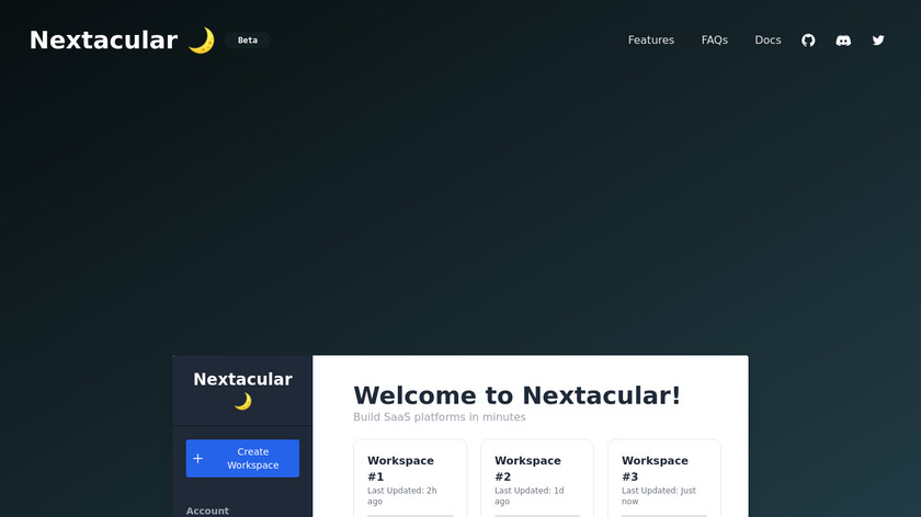 Nextacular Landing Page