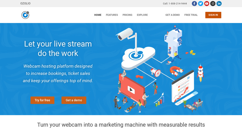 Ozolio Landing Page