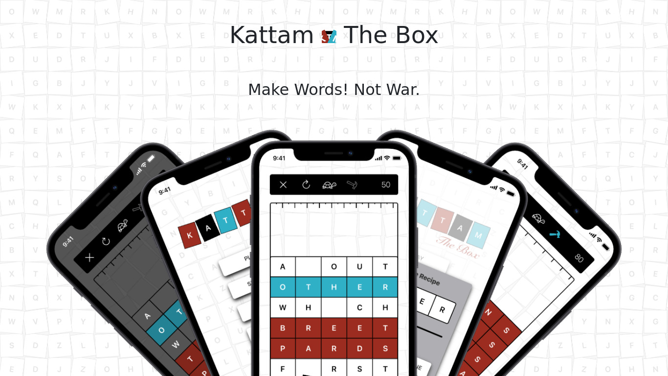 Kattam Landing page