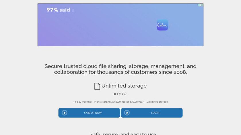 AcceleWeb Files Landing Page