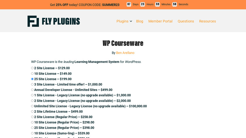 WP Courseware Landing Page
