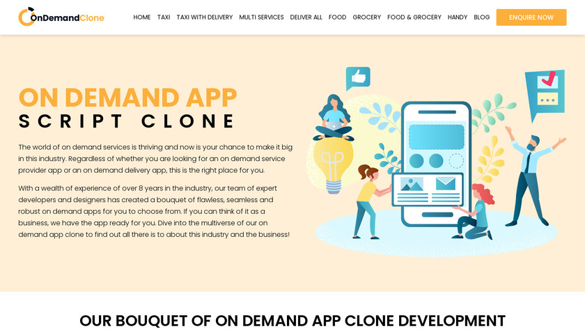 On Demand Clone Landing Page