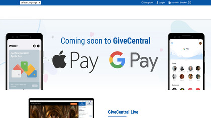 GiveCentral Live image