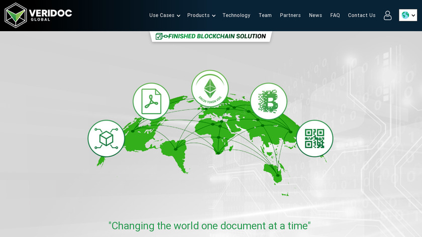 VeriDoc Global Landing Page