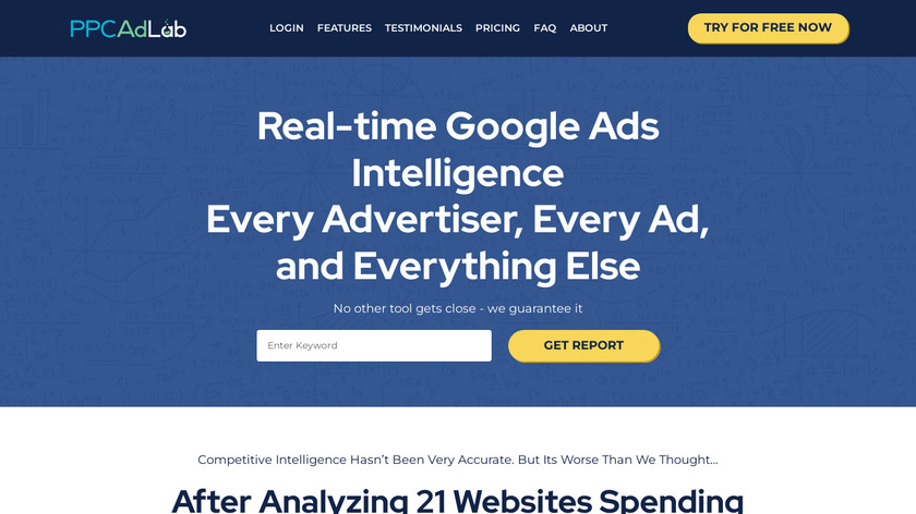 PPC Ad Lab Landing Page