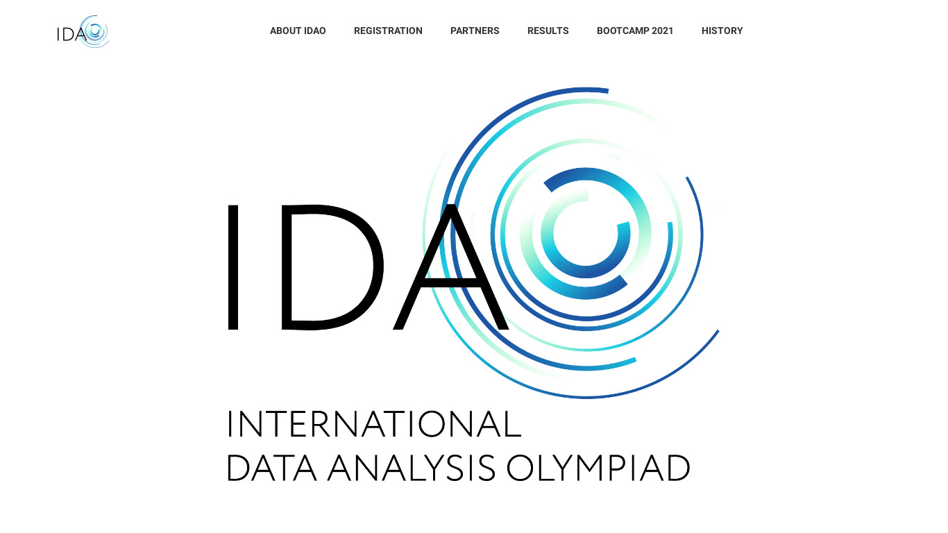 International Data Analysis Olympiad (IDAHO) Landing page