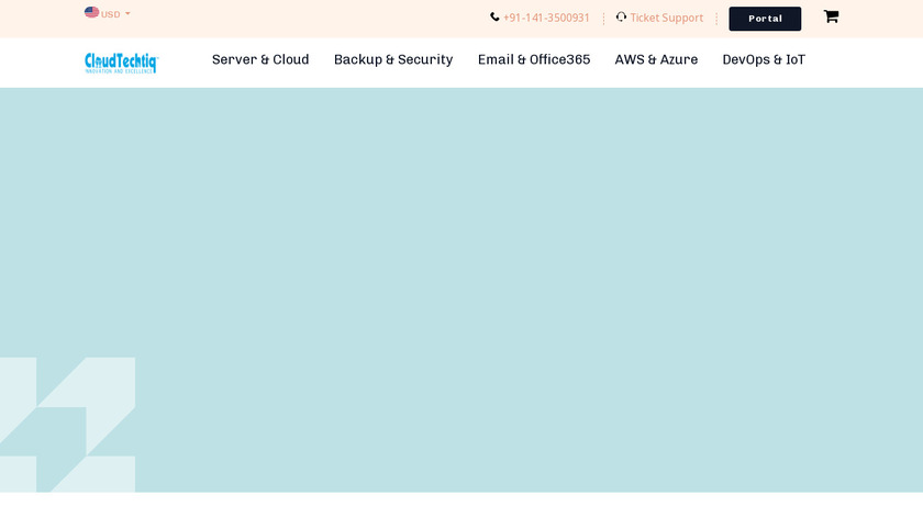 CloudTechtiq Landing Page