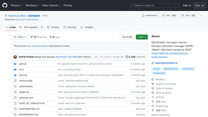 DevStream screenshot