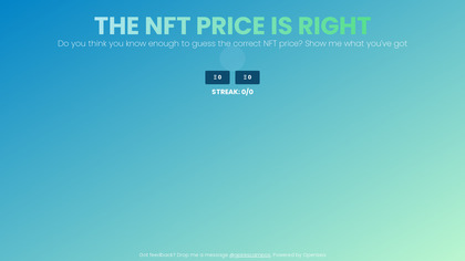 The NFT Price is Right image