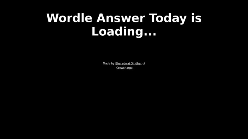 Wordle Answer Today Landing Page