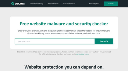 Sucuri Security Scanner image