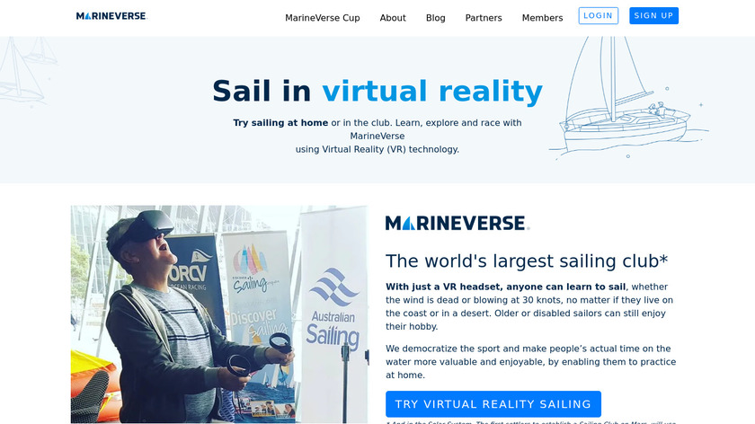 Sail to Freedom Landing Page