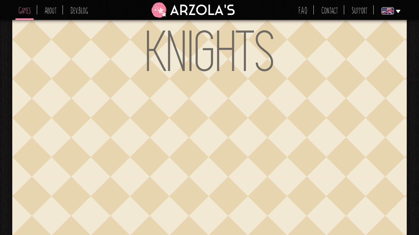 Arzola's KNIGHTS Landing page