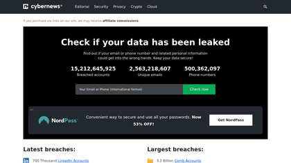 Personal Data Leak Checker image
