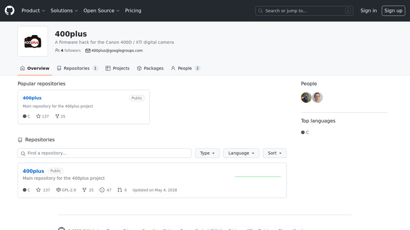 400plus Landing Page